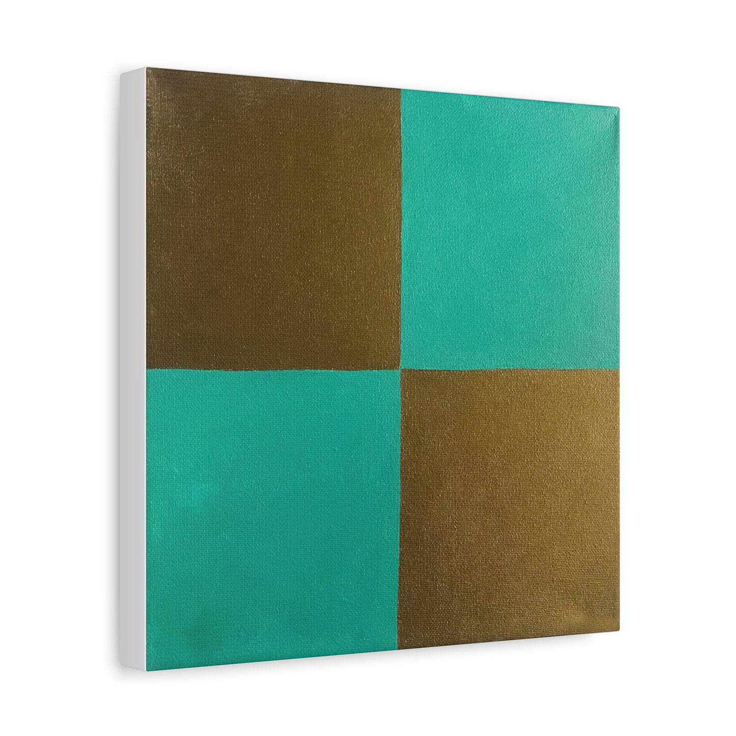 Teal and Gold Wall Decor