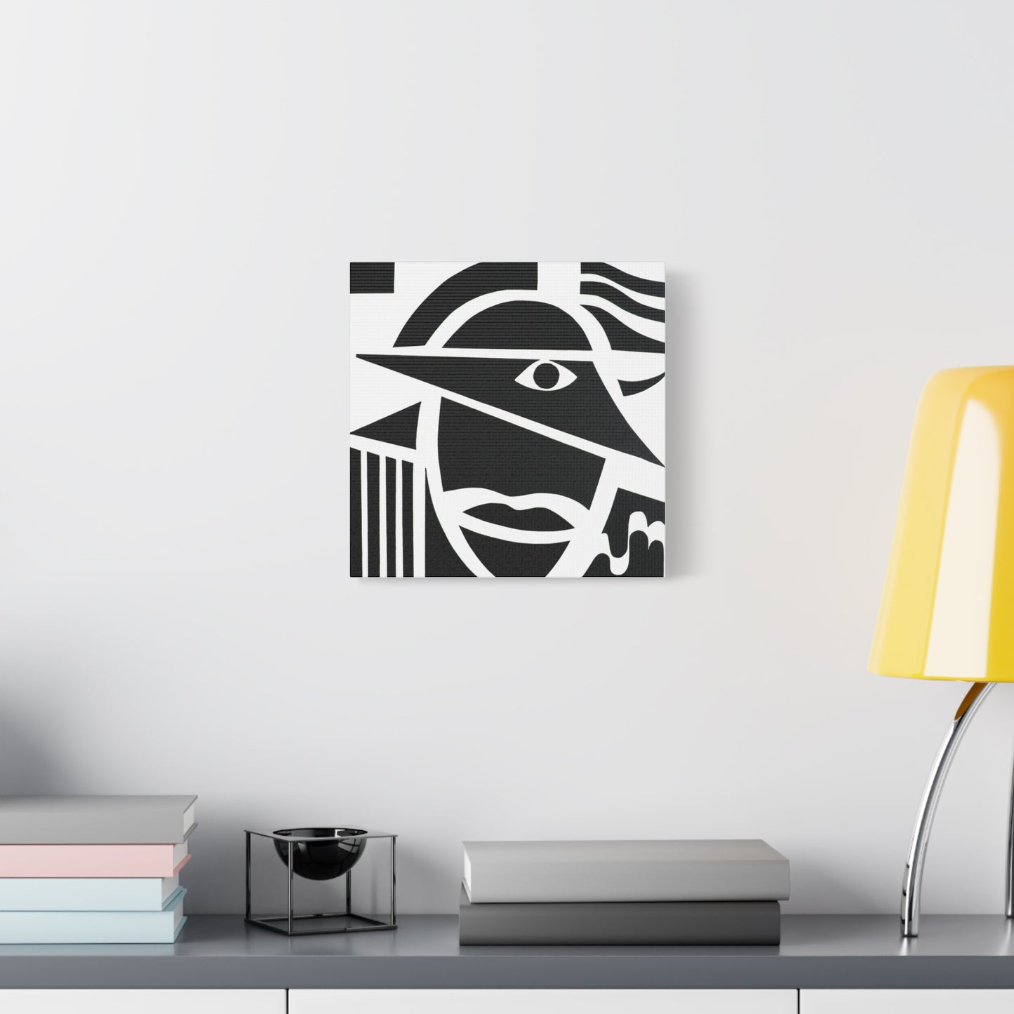 Abstract Head Canvas Art - Stretched Matte Wall Decor