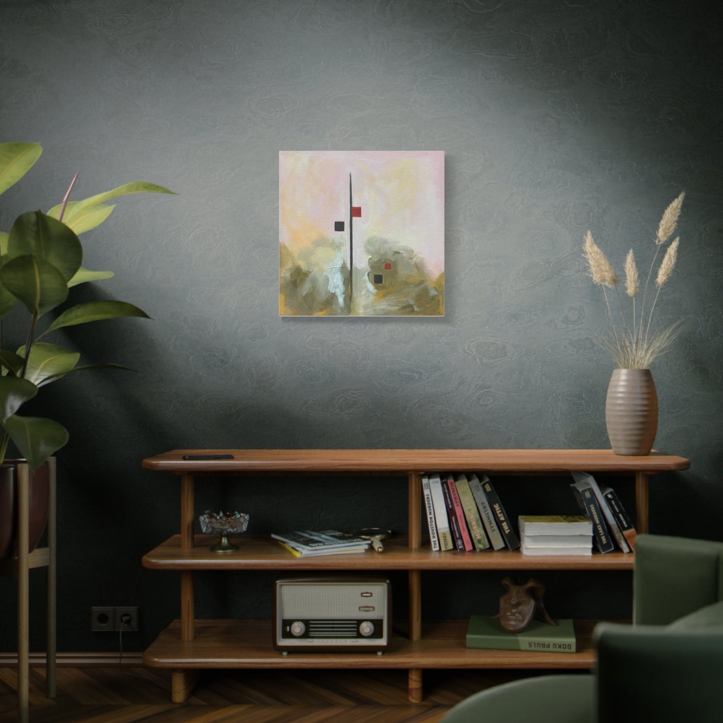 Modern Abstract Art Nostalgic Ascension Canvas Wall Decor