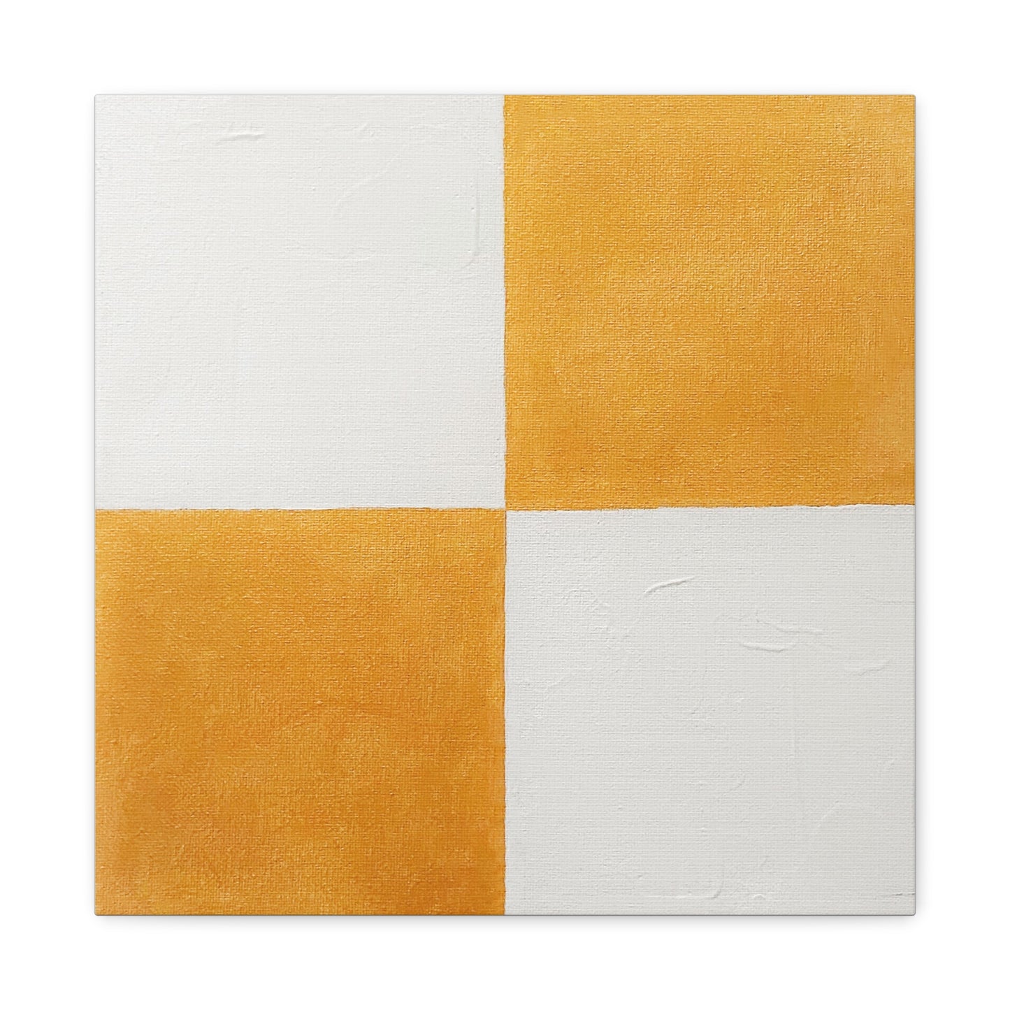 White and Gold Canvas Print