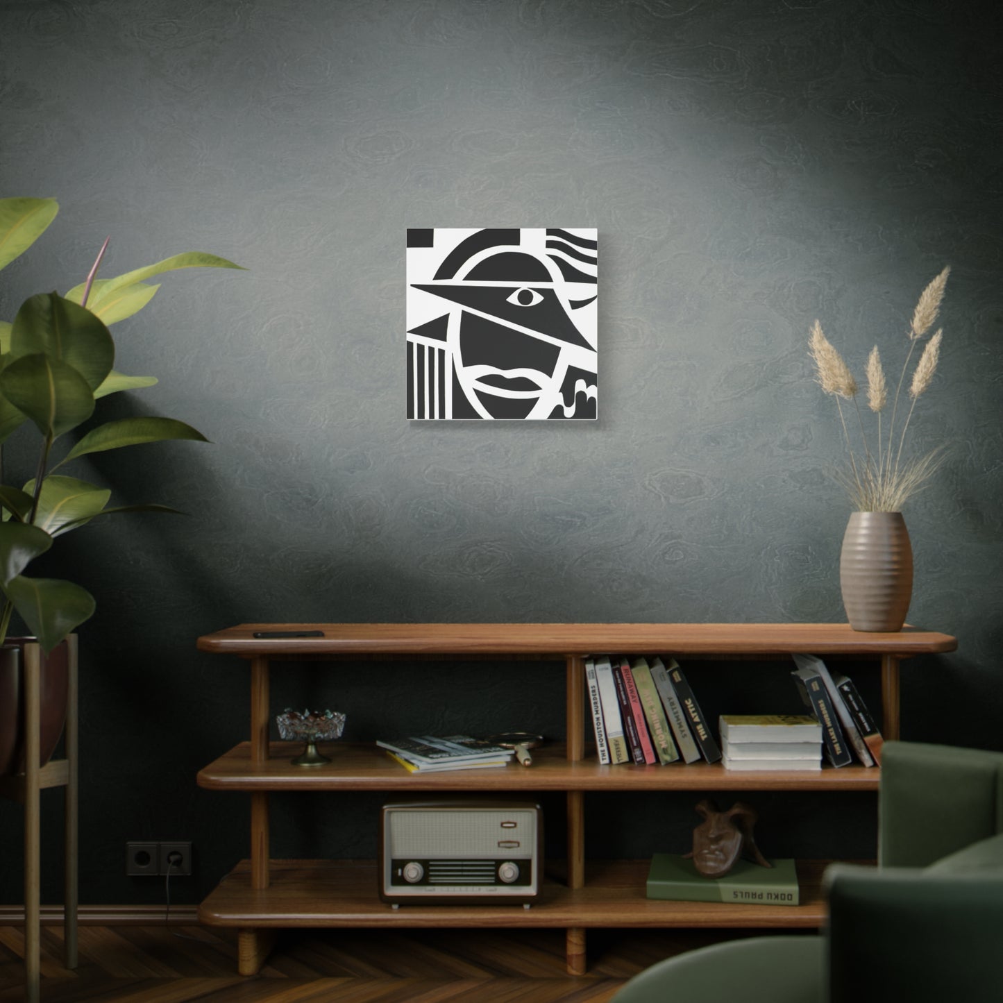 Abstract Head Canvas Art - Stretched Matte Wall Decor