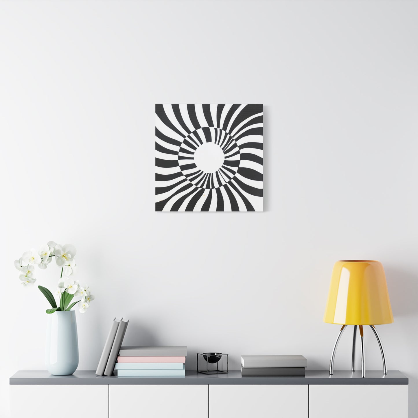 Spiral Illustration Canvas Print
