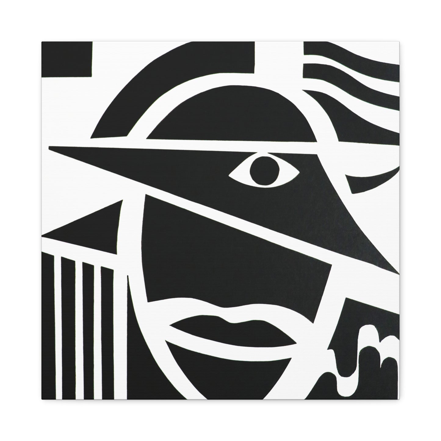 Abstract Head Canvas Art - Stretched Matte Wall Decor