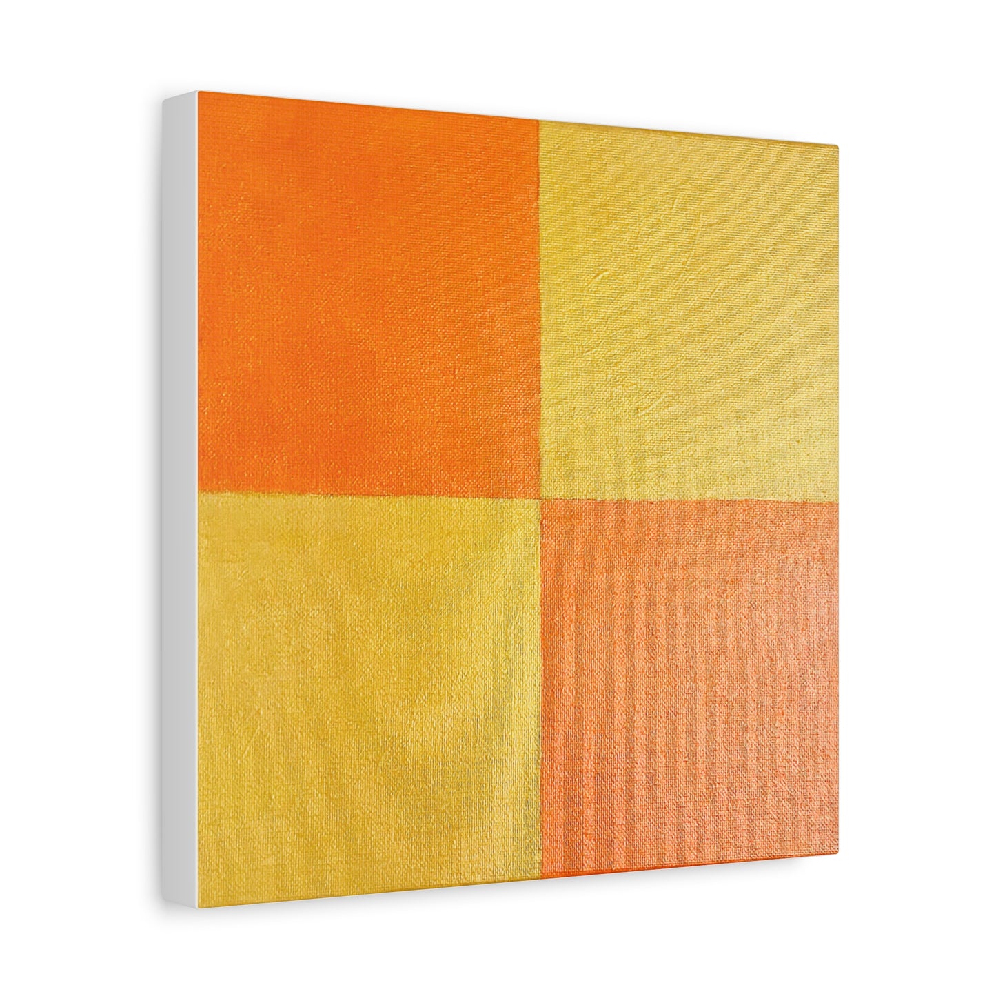 Geometric Pumpkin Canvas Art