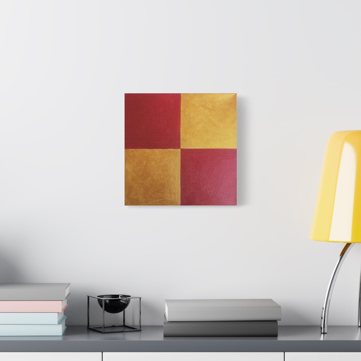 Red and Gold Canvas Art