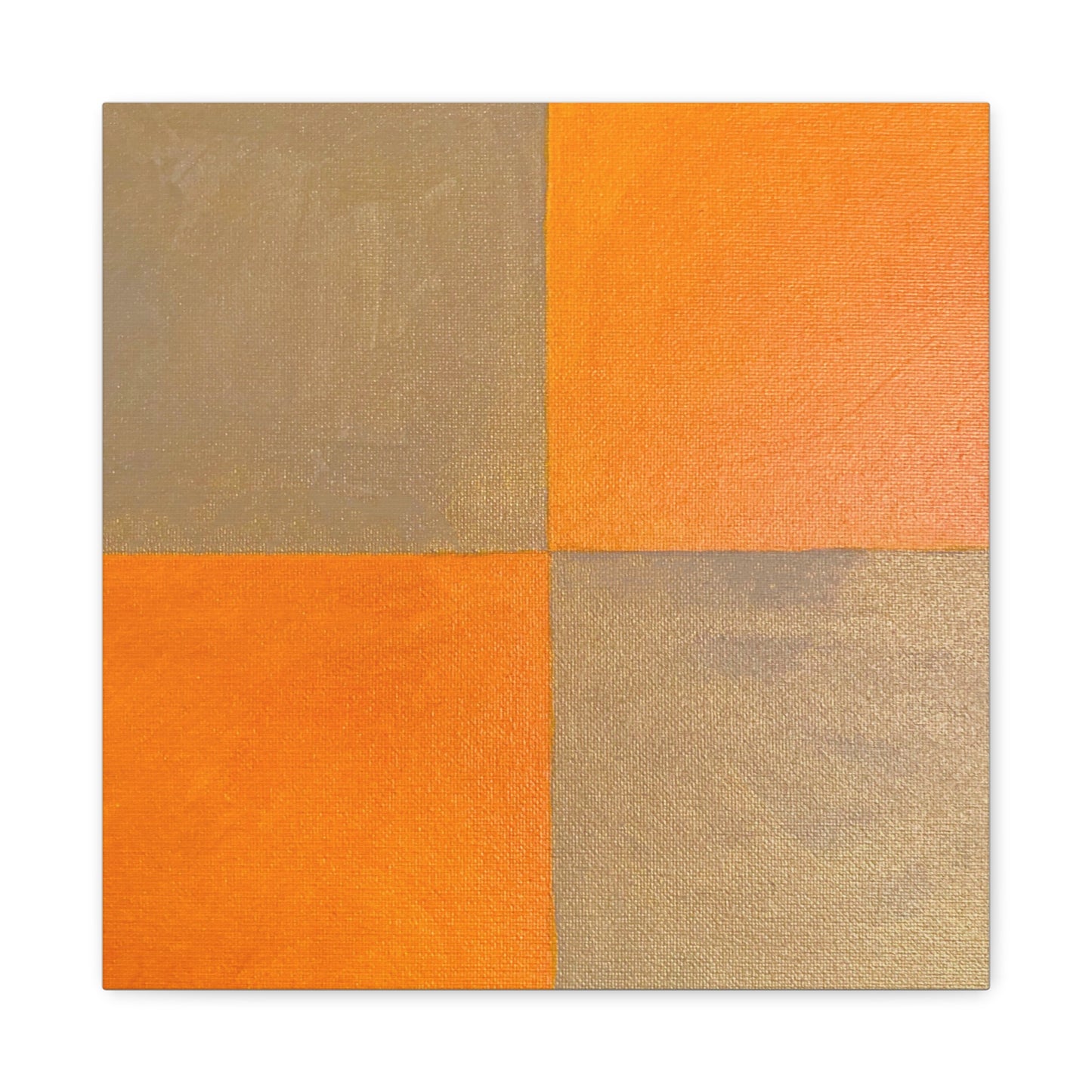 Geometric Autumn Canvas Art