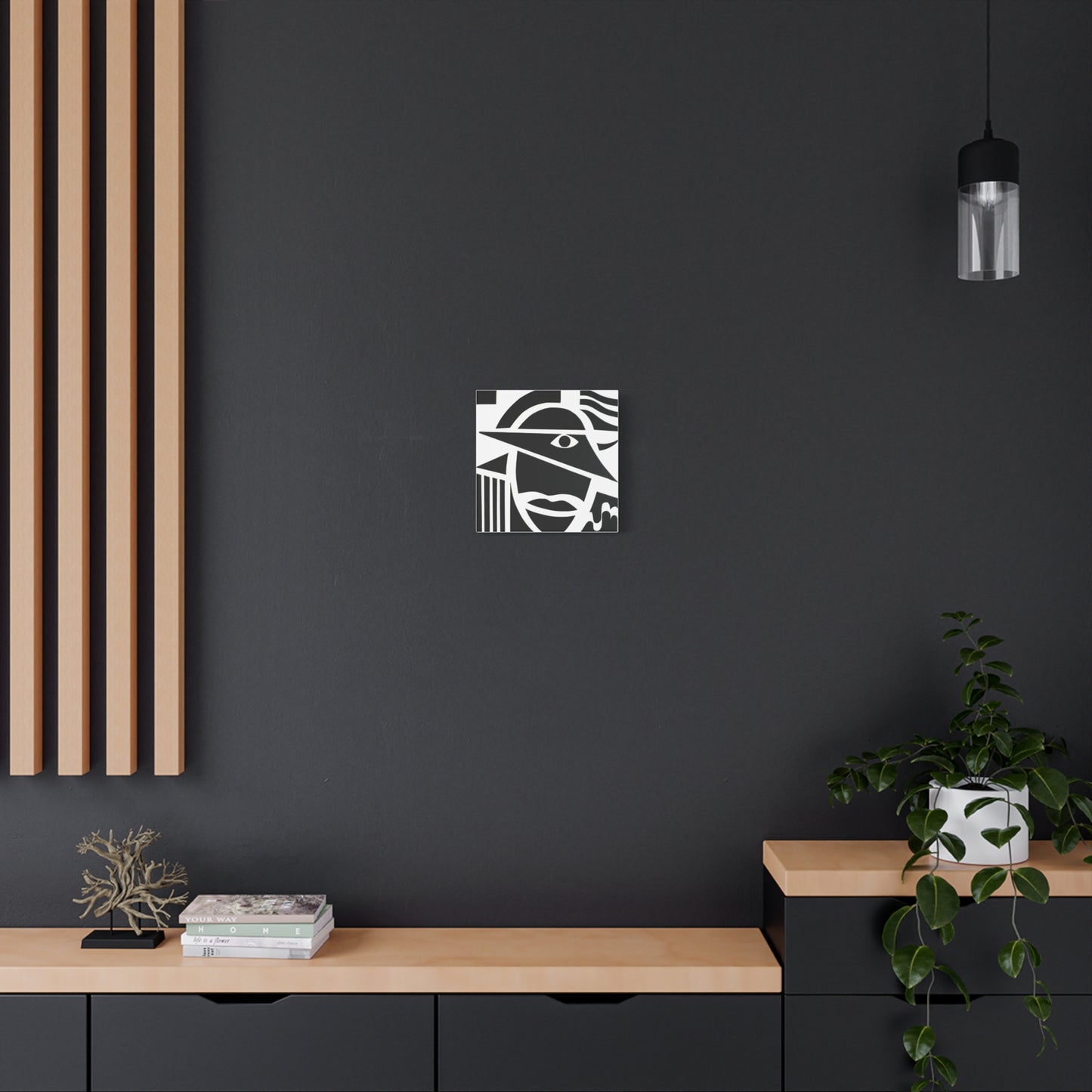 Abstract Head Canvas Art - Stretched Matte Wall Decor