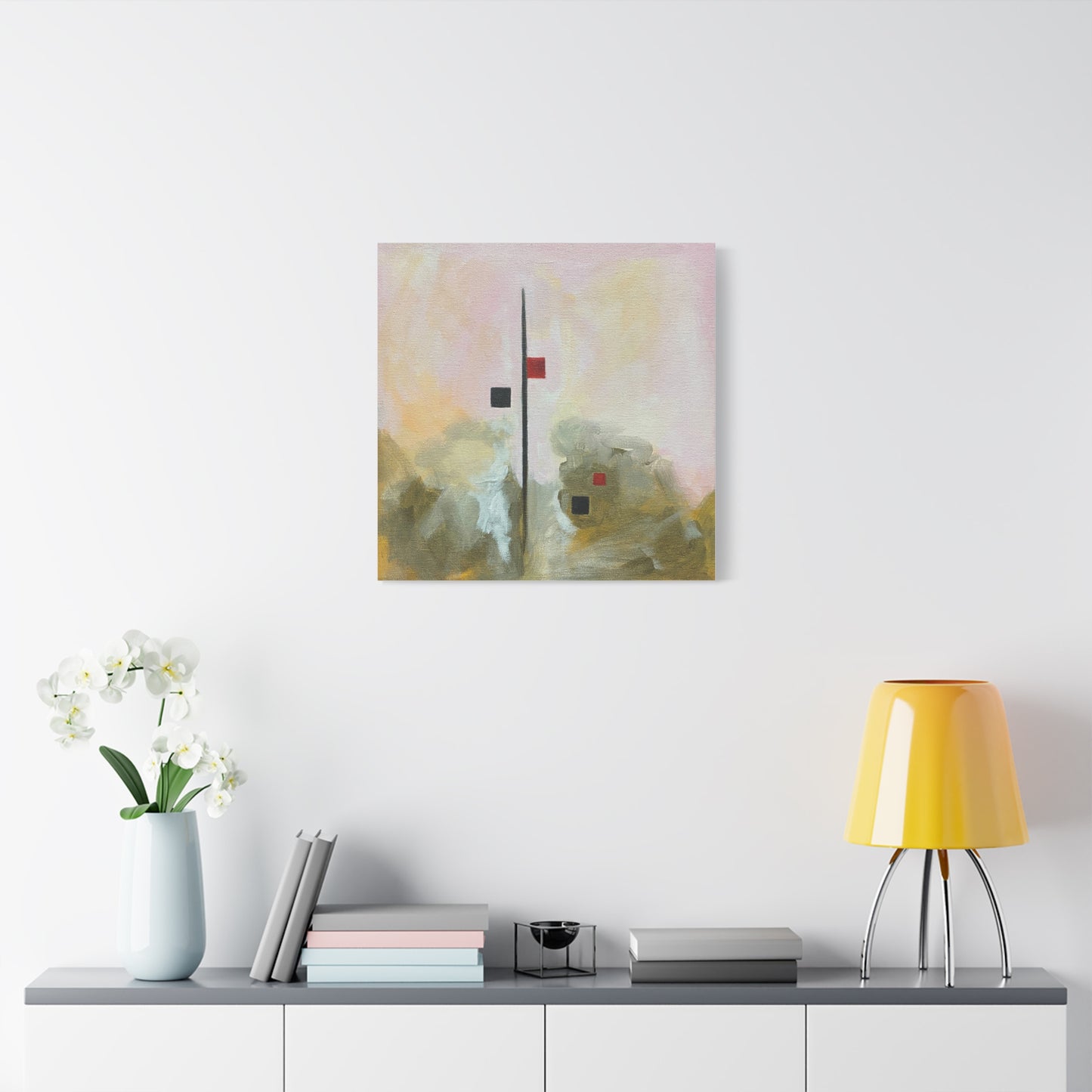Modern Abstract Art Nostalgic Ascension Canvas Wall Decor