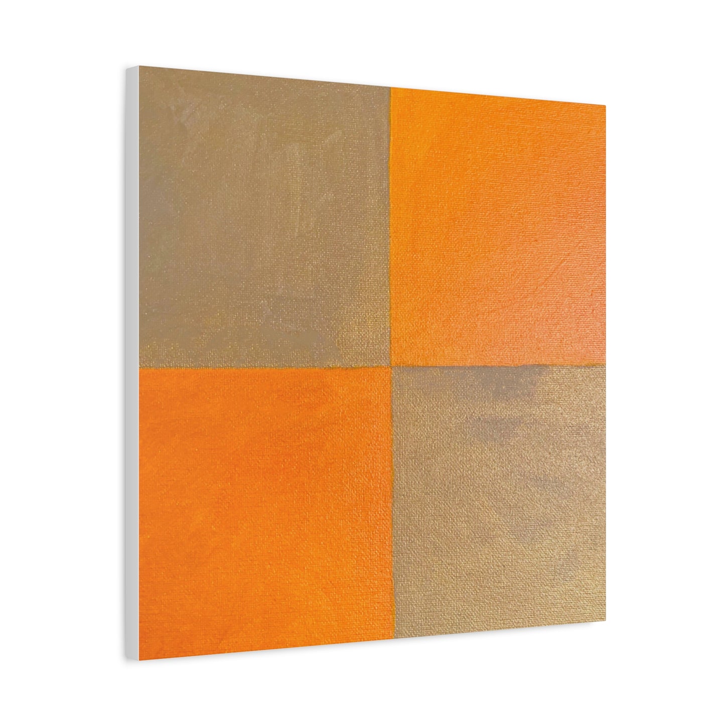 Geometric Autumn Canvas Art