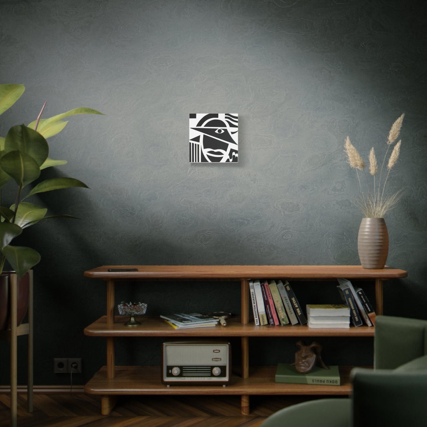 Abstract Head Canvas Art - Stretched Matte Wall Decor