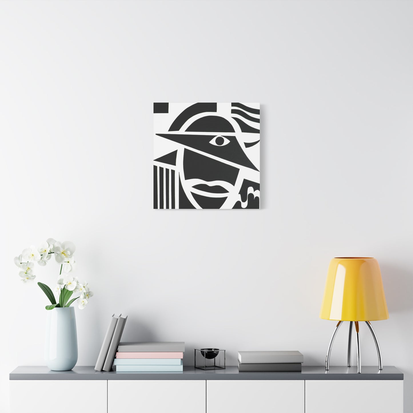Abstract Head Canvas Art - Stretched Matte Wall Decor