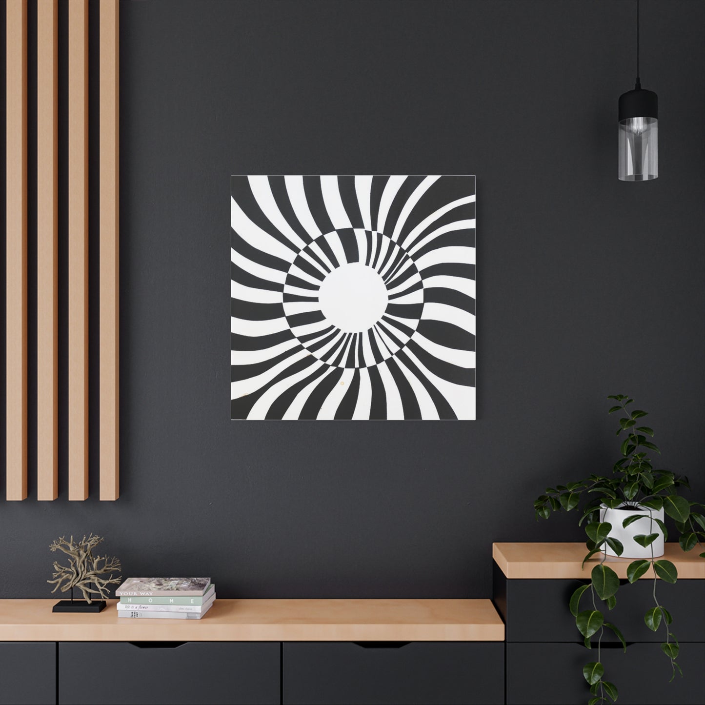 Spiral Illustration Canvas Print