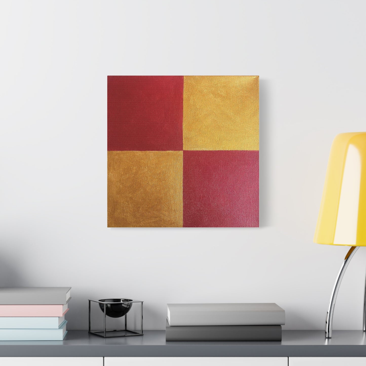 Red and Gold Canvas Art
