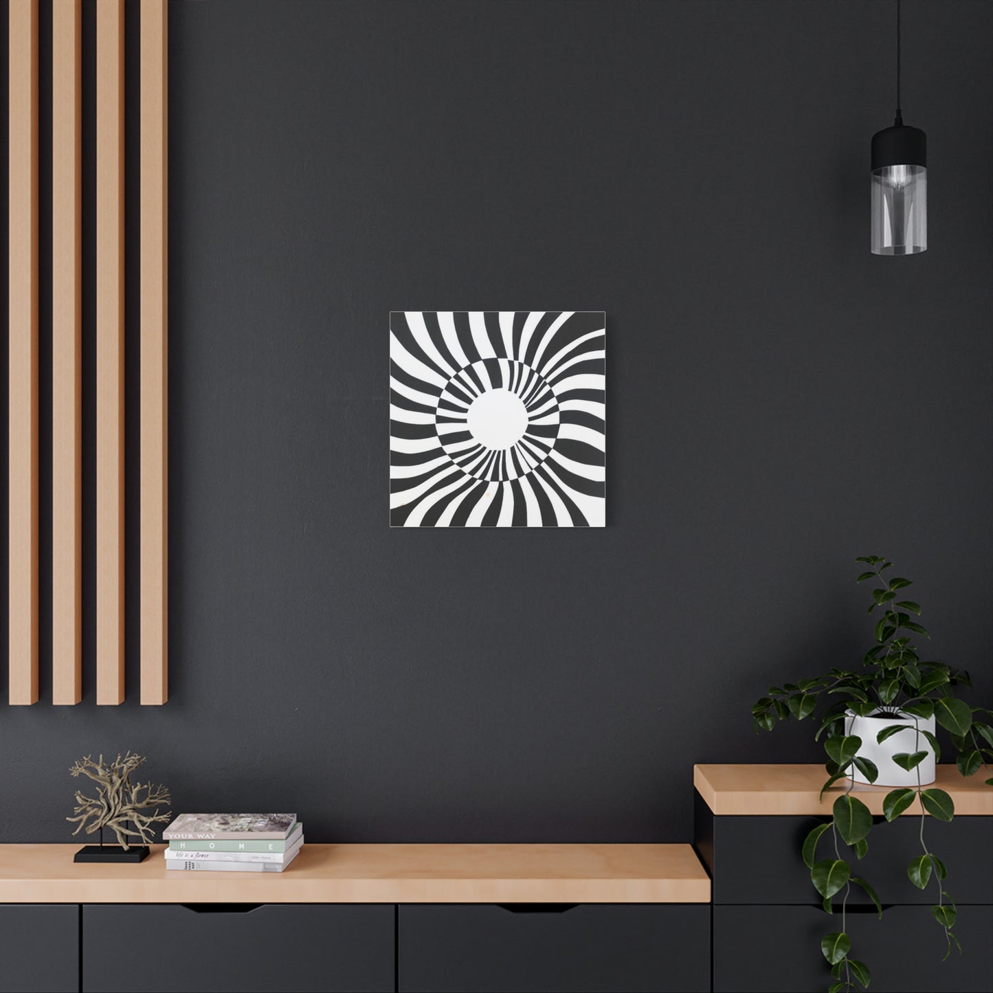 Spiral Illustration Canvas Print