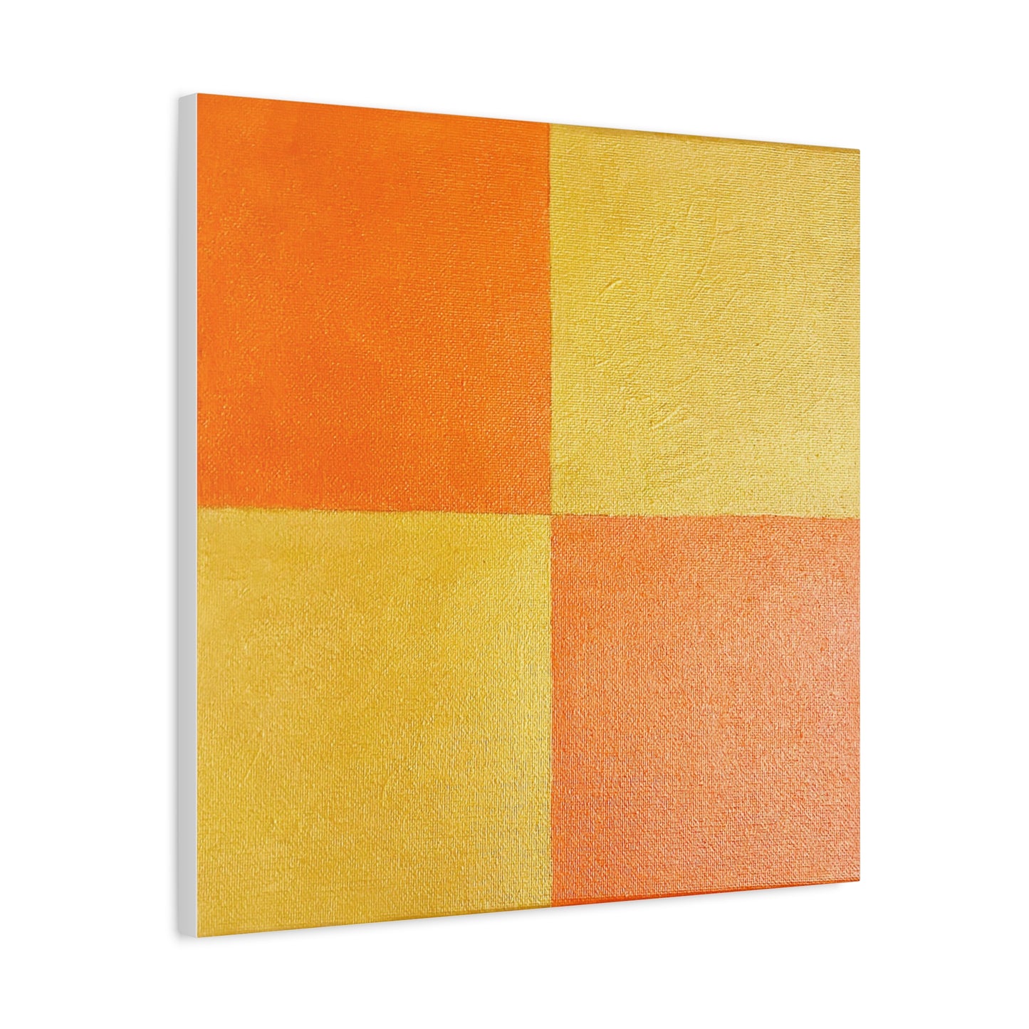 Geometric Pumpkin Canvas Art
