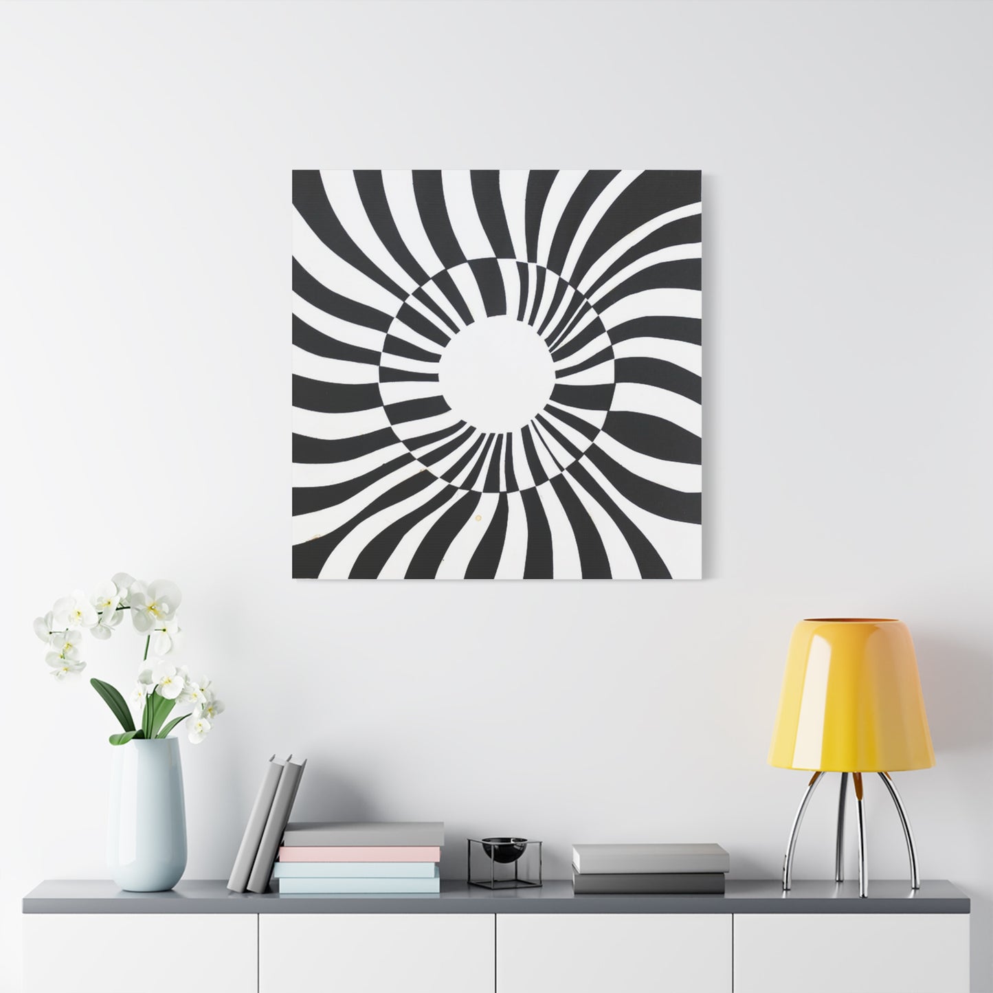 Spiral Illustration Canvas Print