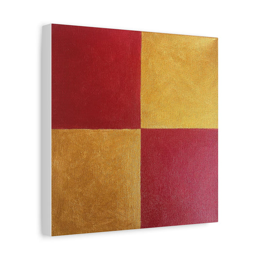 Red and Gold Canvas Art