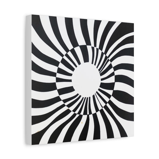 Spiral Illustration Canvas Print