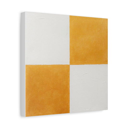 White and Gold Canvas Print