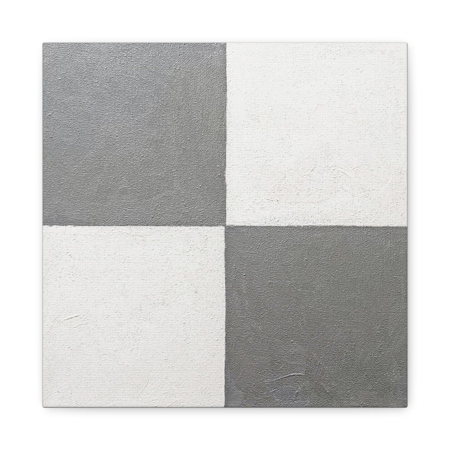 White and Silver Canvas Art