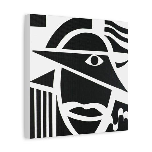 Abstract Head Canvas Art - Stretched Matte Wall Decor