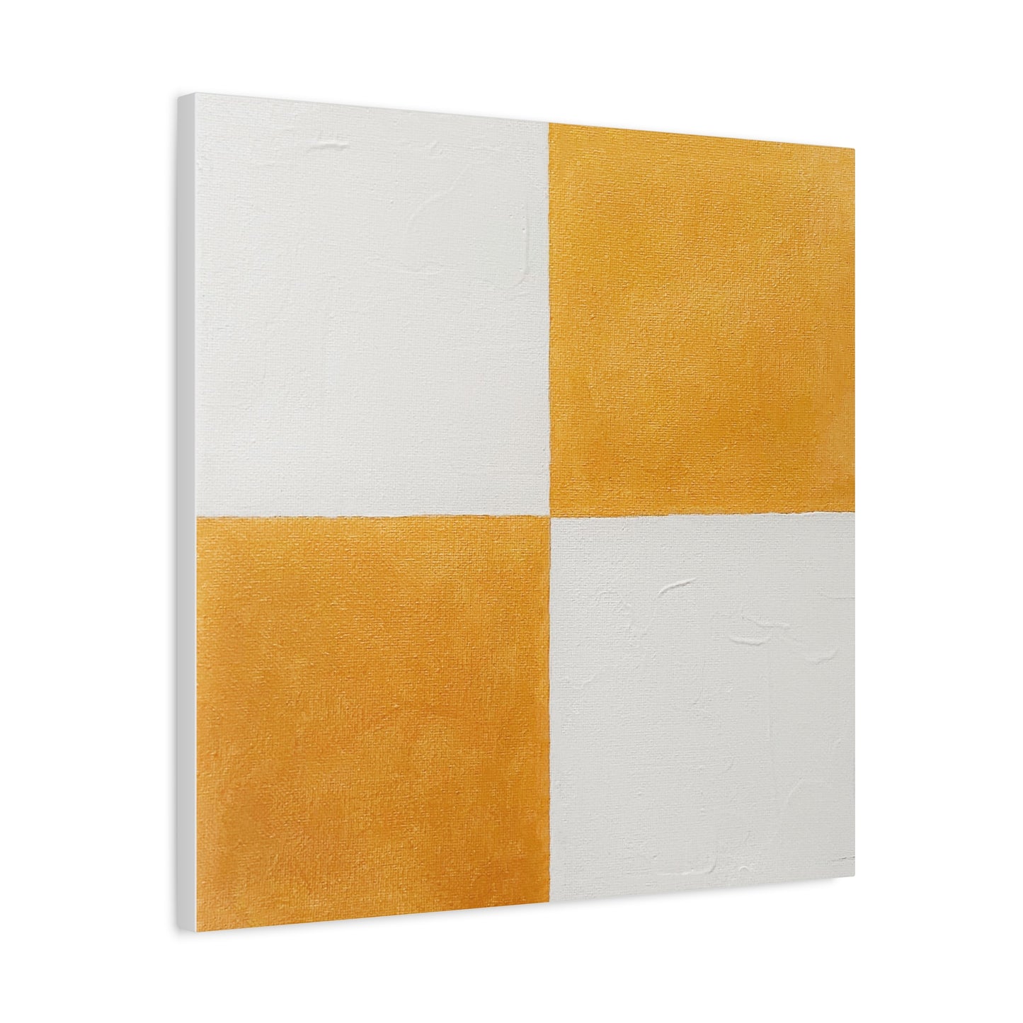 White and Gold Canvas Print
